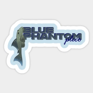 Blue Phantom Pleco Sticker